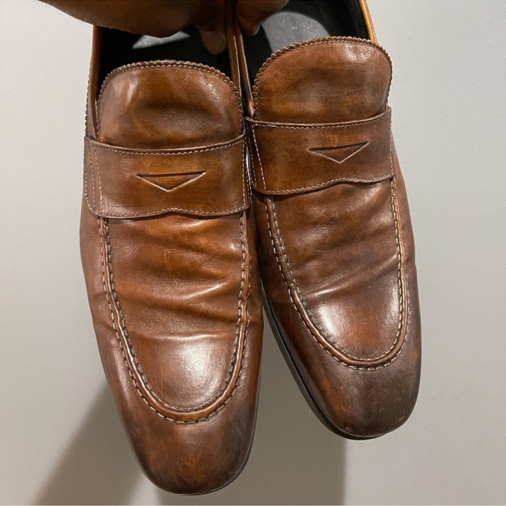 To Boot New York Hayden Penny Loafer Tan Sz 11 - Picture 1 of 11